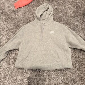 Nike Light Gray Pullover Hoodie